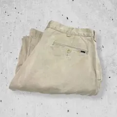 POLOポロラルフローレンチノパンベージュクラシックフィット極太ワイド36/32