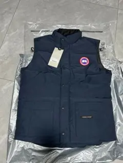 G-O-OS- ネイビー ダウンベスト