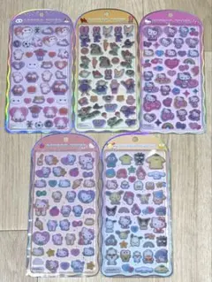 コットンパフィ　サンリオ　ディズニー　ハローキティ　ベイマックス　ズートピア