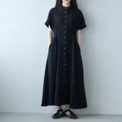 foufou スタンドカラードルマンスリーブドレスのサムネイル