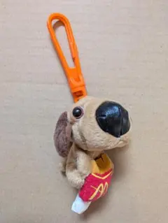 マクドナルド フライドポテト 犬 ぬいぐるみ キーホルダー