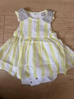 ○プティマイン　肩リボン　ワンピース　70