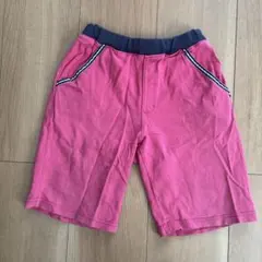 ファミリア ピンク ハーフパンツ ゴムウエスト