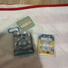 ハンギョドン ファンシーレトロＬ字　ミニミニポーチとアクリルキーホルダー