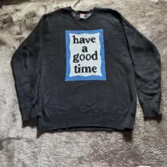 have a good time ニットセーター M STAR TEAM x have a good time KNIT SWEATER BLACK