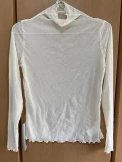 シアーシャツ　長袖　透け感　インナー