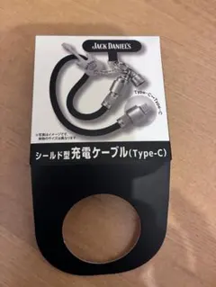 ジャックダニエル オールドNo.7 シールド型 Type-C 充電ケーブル