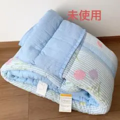 訳あり【未使用】ふんわり軽い掛け布団 140x190 中綿ポリエステル100%