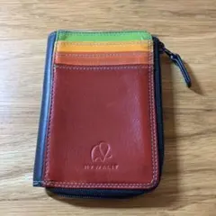 MYWALIT マルチカラー レザー コインケース 小銭入れ