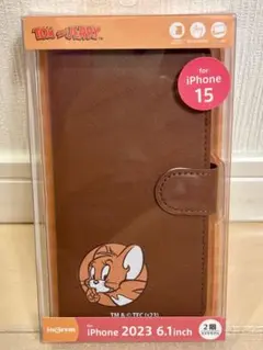 iPhone15 手帳型iPhoneケース トムとジェリー