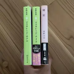 東野圭吾 ミステリー小説 3冊セット