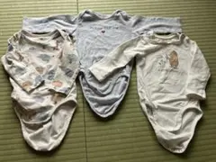 H&M 長袖ロンパース6M 3枚セット