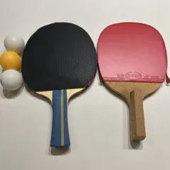 YAMATO SP 卓球ラケット 2つ　球3つ