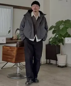 UNIQLO U ワイドフィットチノ　BLACK サイズ79