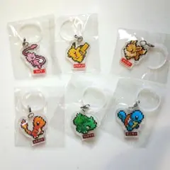 明治 ポケモン いちご コーヒー ペットボトル　チャーム コンプリート　匿名配送