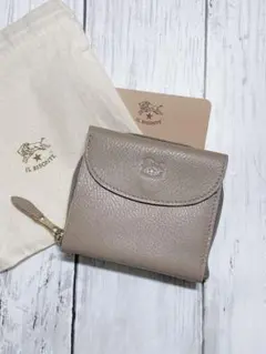 新品 イルビゾンテ☆限定カラー☆コンパクト折り財布 完売 トルトラ グレージュ