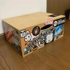 MDF コンテナ 汎用木箱 ステッカーカスタム supreme stussy