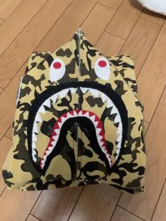 A Bathing Ape カモフラージュ シャークパーカー L