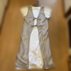 UNIQLO 白ノースリーブ Lサイズ ×サマーニット