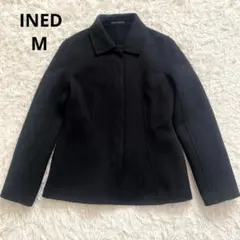 INED イネド　ショートコート　黒　ブラック　Mサイズ