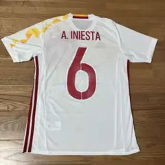 【極美品/正規品】スペイン代表 イニエスタ ユニフォーム