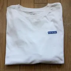 長袖　白カットソー
