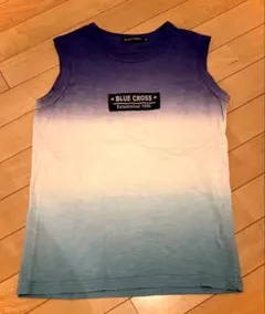BLUE CROSS ノースリーブ Tシャツ グラデーション M