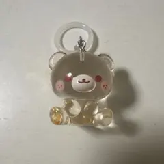 そばかわ。くま 宝石ワンポイントチャーム モカくま めじるし