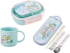 新品◆Skaterお弁当箱3点セット◆すみっコぐらしトリオセットコップ子供日本製