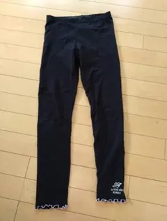 ACTIVE Girl SURELY 黒スパッツ 裾フリル