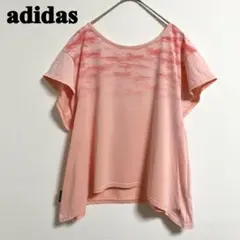 adidas ピンク ショートスリーブ　Tシャツ　レディース　S 吸汗速乾　運動