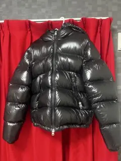 ZARA 100%フェザーダウン撥水加工パフジャケット M 光沢 テカテカ