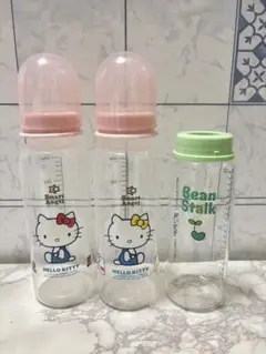 Hello Kitty 哺乳瓶 250ml 3本セット西松屋