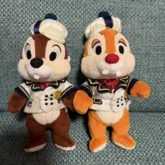 チップとデール ぬいぐるみバッジ
