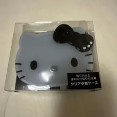 新品　ハローキティ　クリア小物ケースI Love Hello Kittyブラック