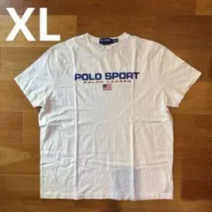【美品】POLO SPORT ポロスポーツ 半袖ロゴTシャツ XL