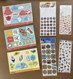 Oisix ディズニー おたのしみシール 3枚と他のシール４枚　セット