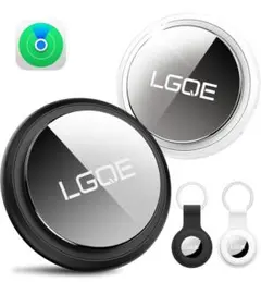 LGQE エアタグ 2個セット GPSスマートトラッカー GPSタグ 長寿命