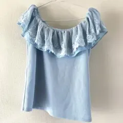 CECIL McBEE オフショルダー フリルトップス