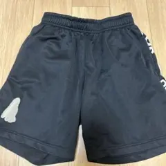 サッカージャンキーブラックハーフパンツ140