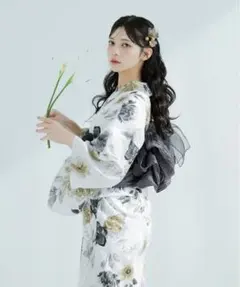 DITA うたかたの月下美人 浴衣/兵児帯 2点セット - メルカリ