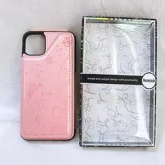 iPhone 11 promax 6.5インチ ケース カバー ピンク ネコ