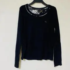 【美品】BURBERRY BLUE LABEL バーバリー 長袖 Tシャツ M