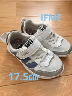 【美品】IFME/LIGHT 軽量ソールスニーカー 17.5cm