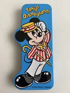 東京ディズニーランド ミッキーマウス 筆箱　缶　ペンケース