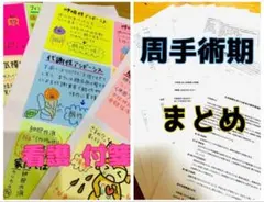 看護付箋ノート　周手術期まとめ