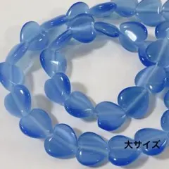 hu413/SALE！人工石◇キャッツアイ ハート形 大サイズ1連