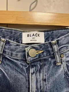 BLACK BY MOUSSY テーパードデニムライトブルー