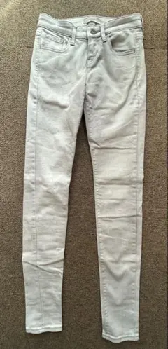 UNIQLO スキニーデニム　薄いグレー XS（SS)サイズ　レディース