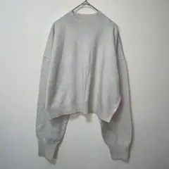 ジーユー　ニット　セーター　長袖　カジュアル　シンプル　無地　ゆったり　XL